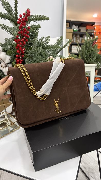 Сумка YSL Yves Saint Laurent шоколадна