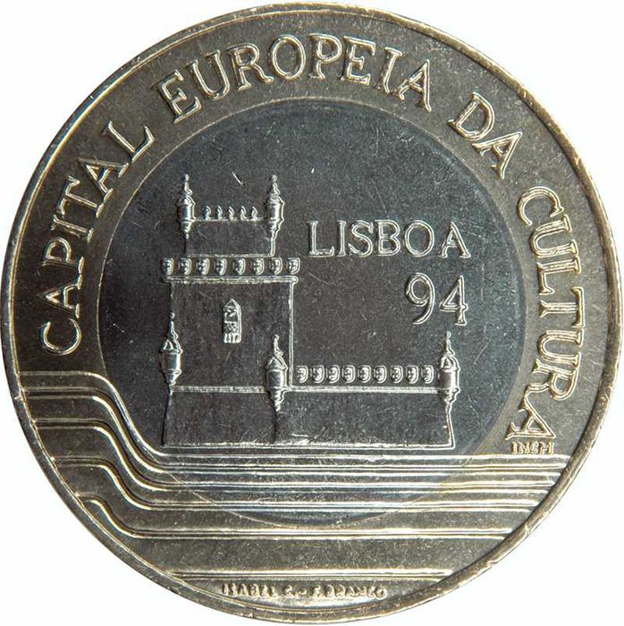 Lisboa 94 - Capital Europeia da Cultura - - - 200$00- 1994 - - - Moeda