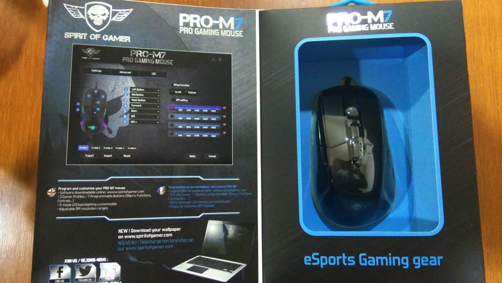 Rato Spirit of Gamer Pro-M7 Gaming