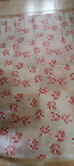 Zasłona prysznicowa 150x200cm z haczykami