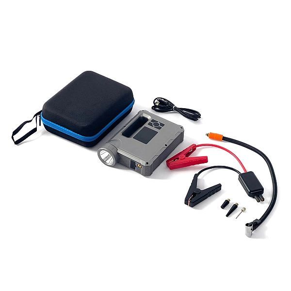 Choetech jump starter z kompresorem, powerbankiem 8000mAh, latarką Led