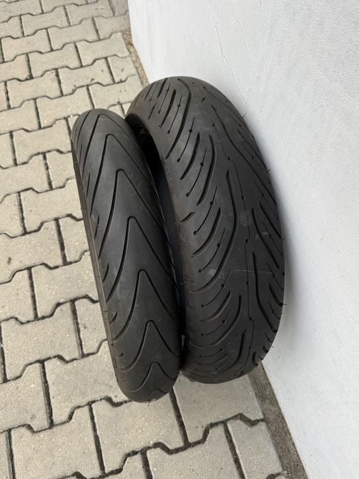 Komplet opon Michelin 180/55 i 120/70r17 opona przód tył motocyklowa Pirelli Bridgestone Continental Dunlop Metzeler CBR zx6 Ninja R6 R1 zx9 zx10 gsxr
