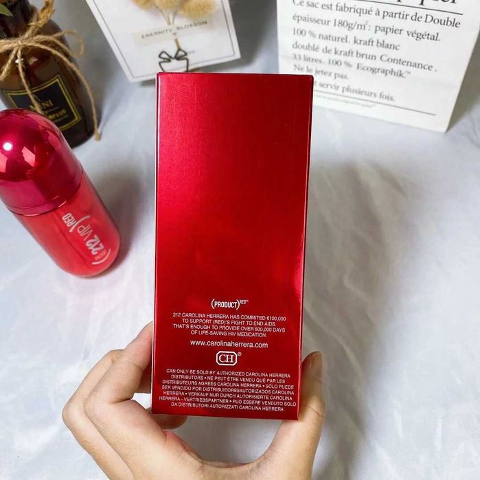 Carolina Helena 212 VIP red rose perfumy 80ML