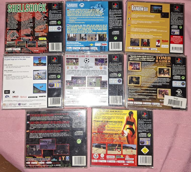 Lote jogos Plastation PS1