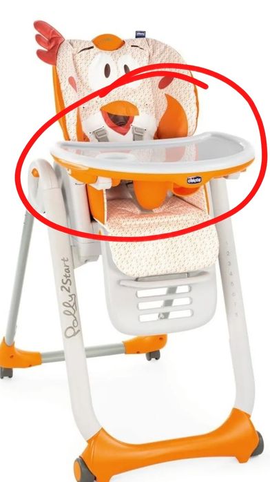 TABULEIRO Cadeira chicco Refeiçao Polly2 Start Progress5 Relax Usad