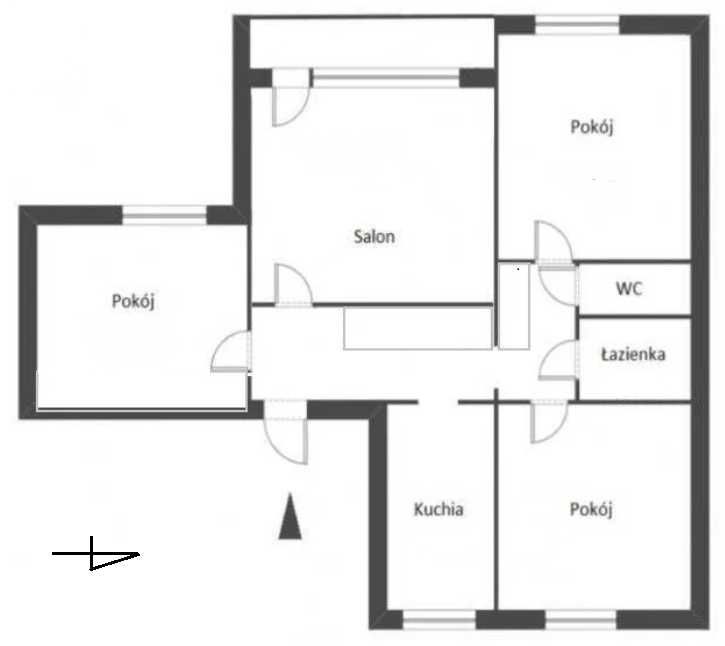 Wynajmę 4 pokoje 70 m2 Jelonki Bemowo