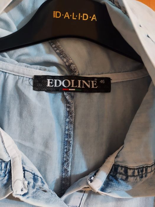 Edoline Sassofono лёгкое, натуральное (джинс варенка) платье  48-50