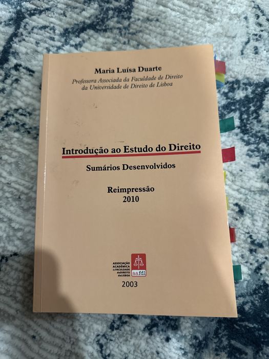 Introdução ao Estudo do Direito - Maria Luísa Duarte