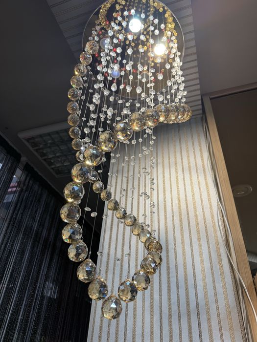 Люстра з кришталем