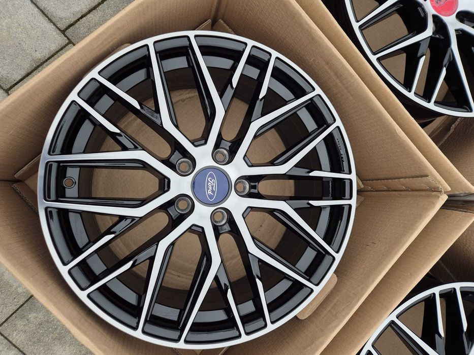 #RS4 Alufelgi R17 5x108 Ford Focus Mondeo Transit Nowe TPMS śruby