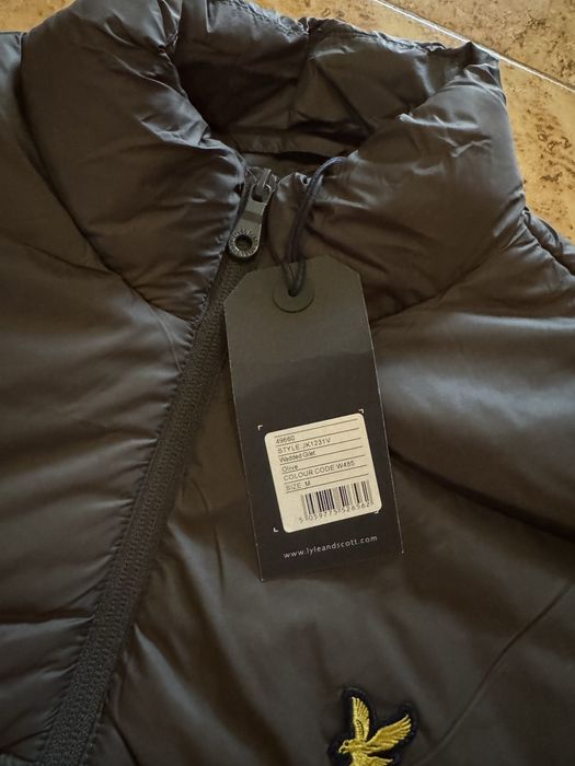 Жилетка Lyle & Scott Gunmetal Grey Wadded Gilet Jacket JK1231V