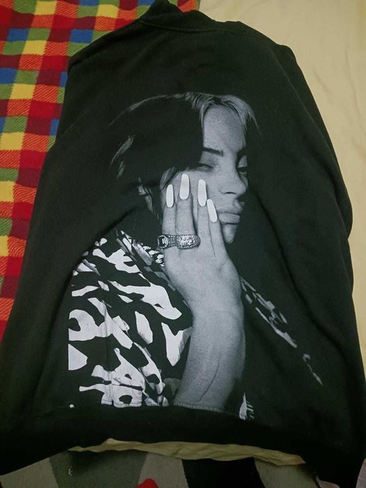 Sweat com carapuço da Billie Elish- 4XL