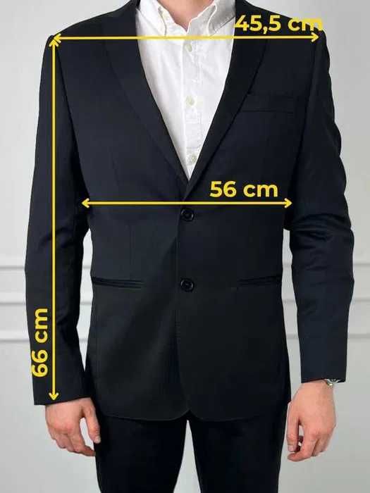 Garnitur czarny marki Pawo (100% wełna)