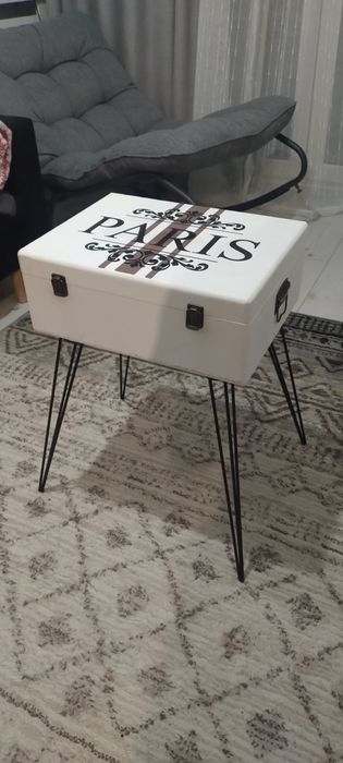 Kuferek szafka szafeczka nocna retro