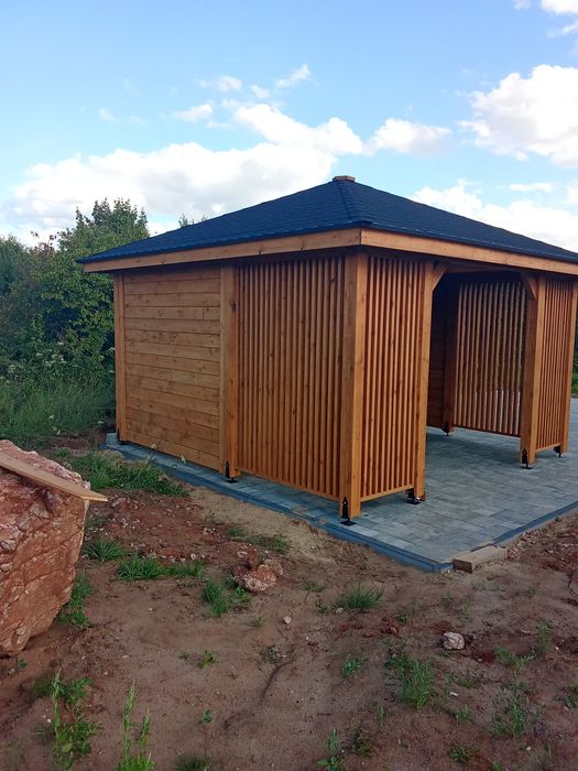 Altana ogrodowa lamele