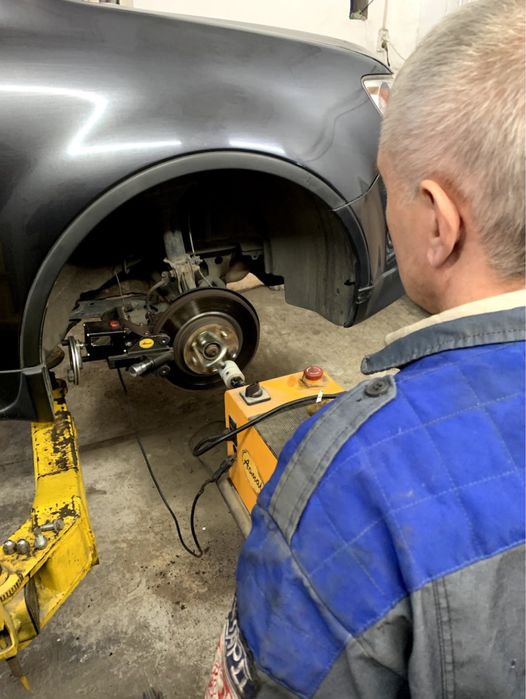 Проточка тормозных дисков без снятия