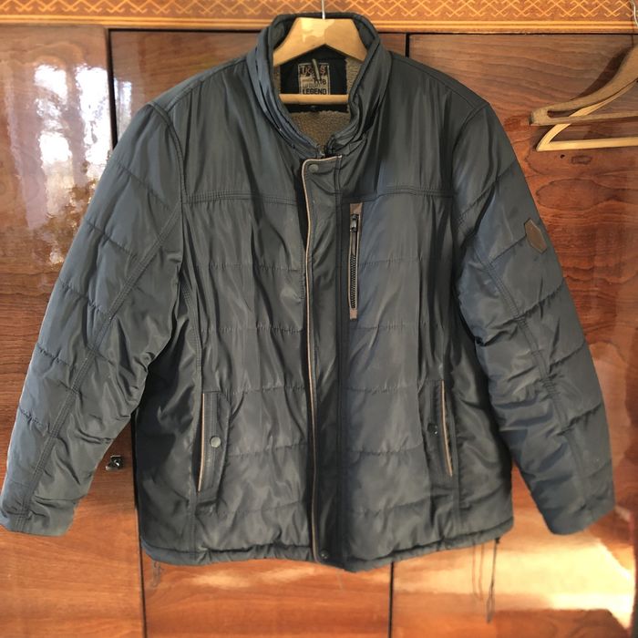 Нова чоловіча тепла зимова куртка 5XL /68 розмір є капюшон