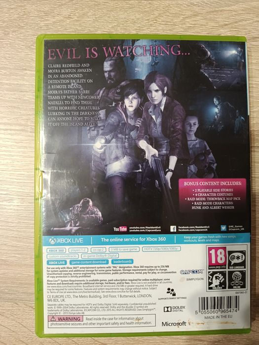 Resident Evil Revelations 2 Xbox 360