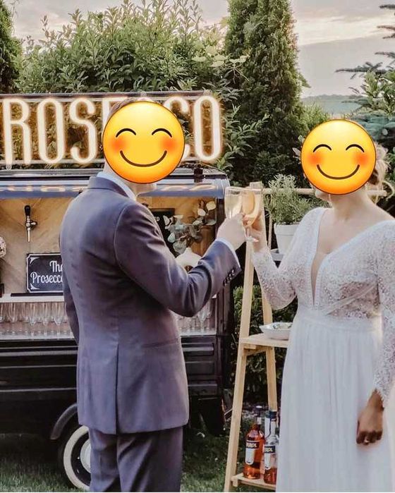 Suknia ślubna ozmiar s/m