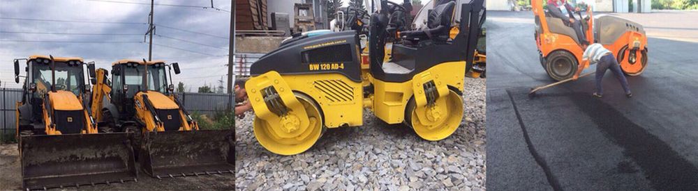 Аренда  полноповоротный экскаватор JCB автогрейдер  грейдер, каток,