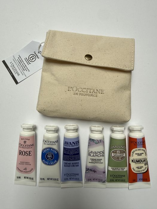 L’Occitane zestaw kosmetykow miniaturek plus kosmetyczka nowe z metka