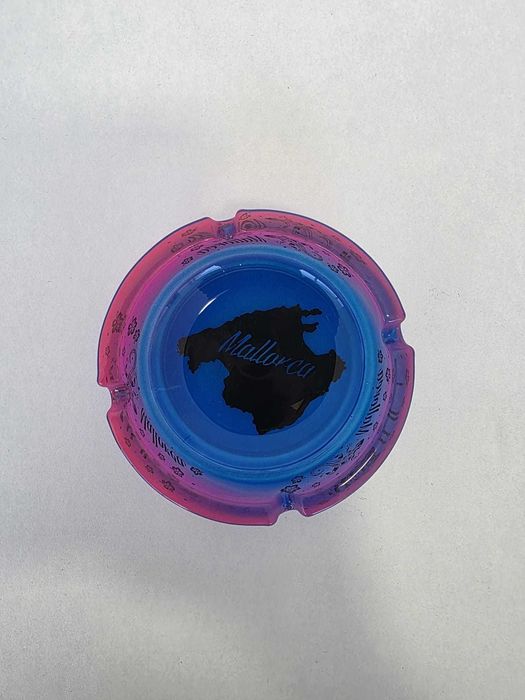 Cinzeiro “Mallorca” Vidro Degradé (rosa/azul), souvenir