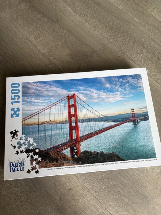 Пазли Tactic і Puzzleville на 1000 та 1500 штук,