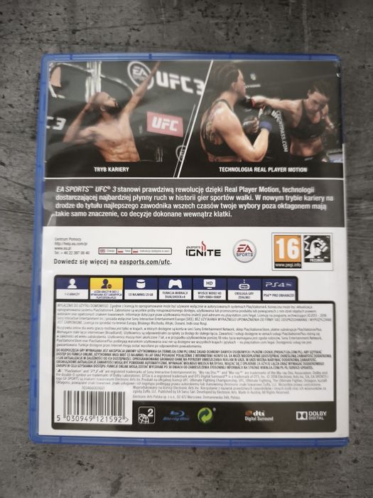 PS4 UFC 3 pl możliwa zamiana