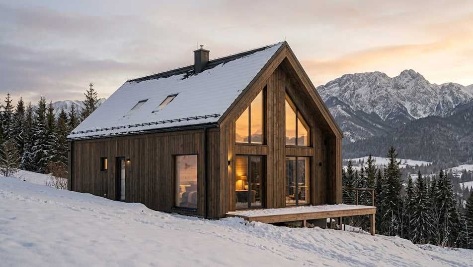 Luksusowy Domek Kościelisko | Jacuzzi, Sauna, Widok na Tatry | 6 os.