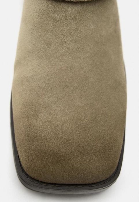 Ботинки чоботи козаки zara