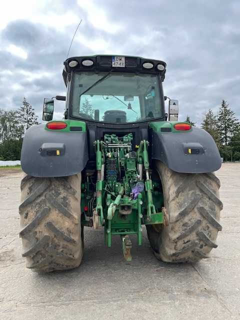 John Deere 6215R, nawigacja, przedni WOM