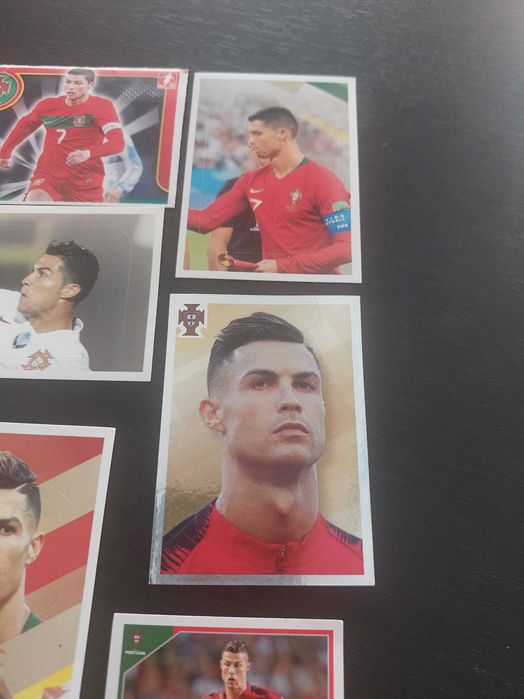 6 cromos Cristiano ronaldo Portugal