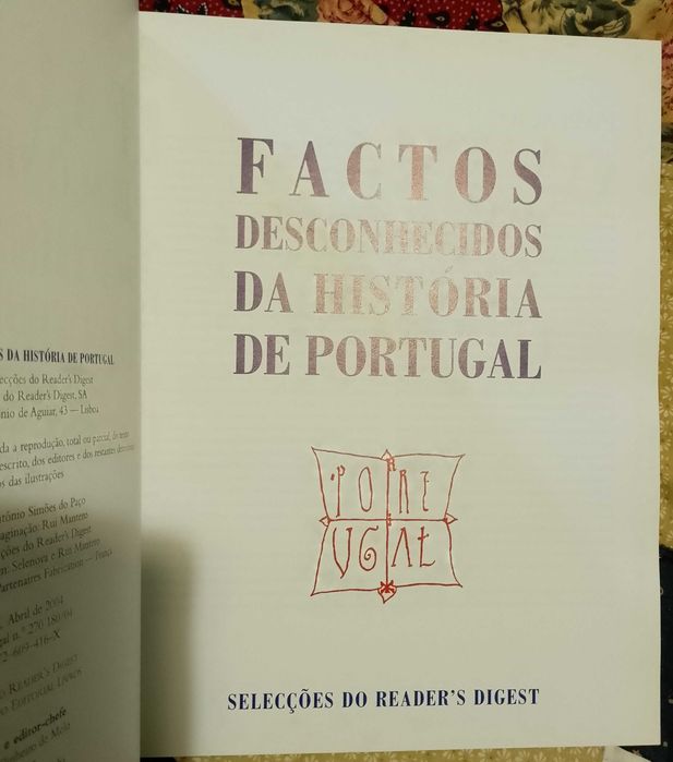 Factos desconhecidos da história de Portugal, António Simões do Paço