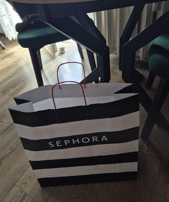 Bardzo duża! Nowa! SEPHORA torba prezentowa na kalendarz lub duże kosmetyki na prezent