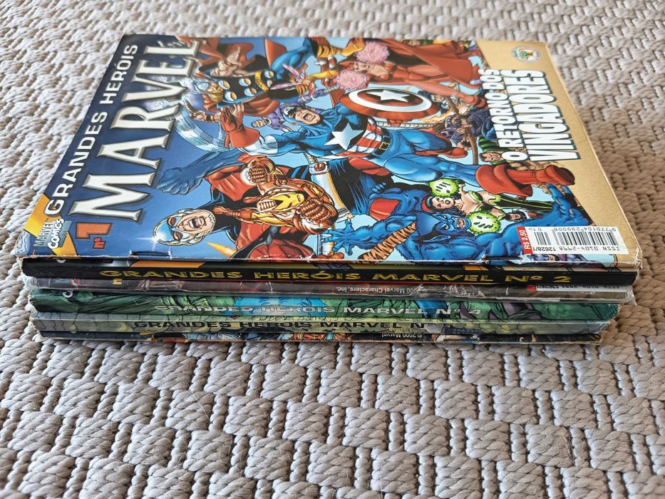 Grandes Heróis Marvel (2ª Série) 1 a 6 (Coleção Completa)