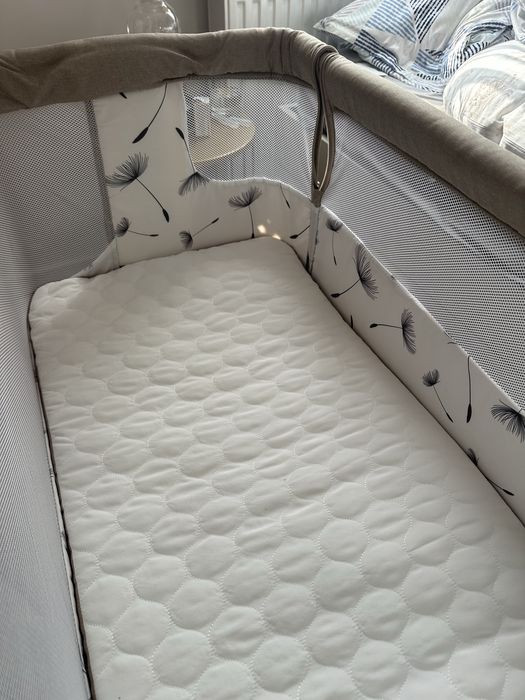 Dostawka do łóżka Lionelo Aurora Beige Cappuccino