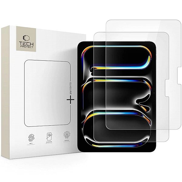 Szkło Hartowane Tech-Protect Glass Fit+ 2-Pack Ipad Air 13" 1 / 2 / 20