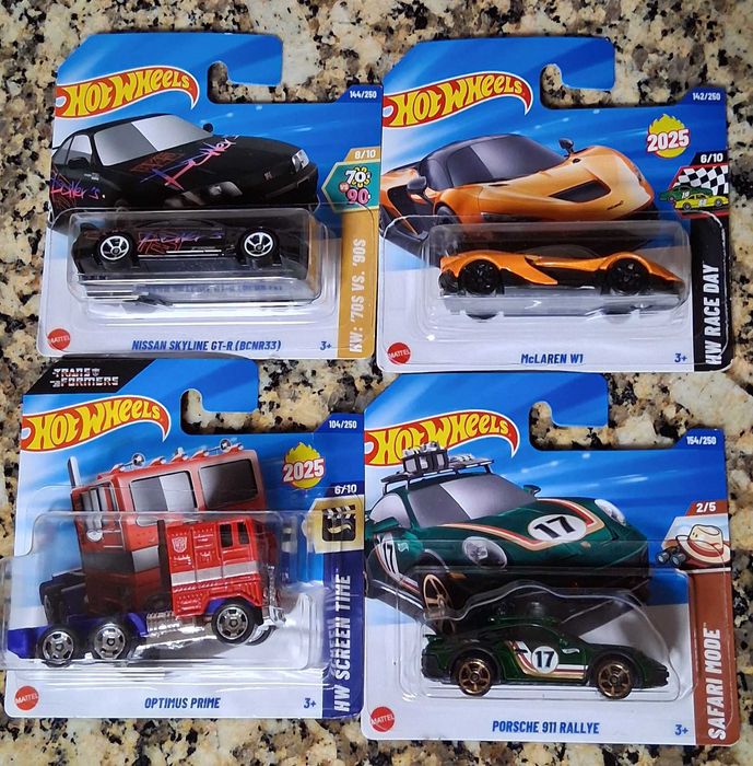 Pack 4 Hotwheels