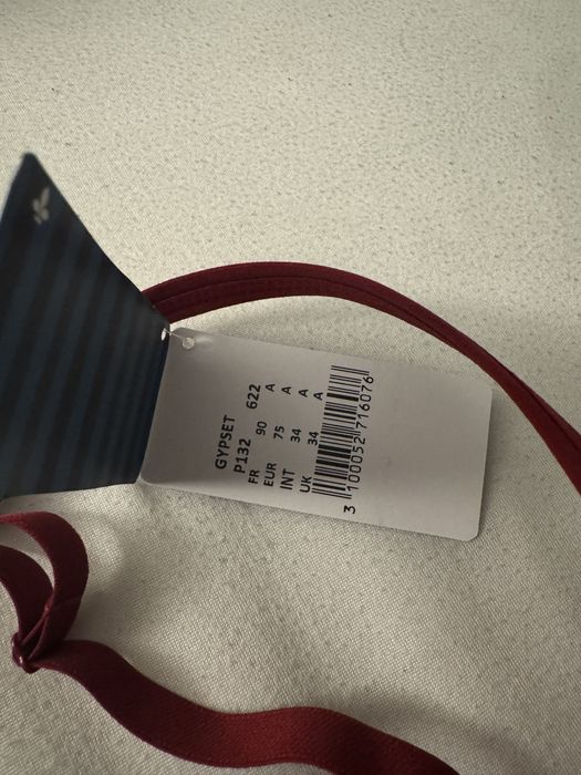 Бюстгальтер Maison Lejaby 75A, червоний, новий