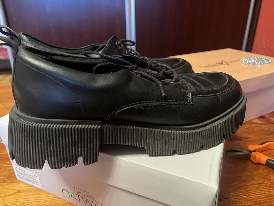 Buty na platformie catwalk