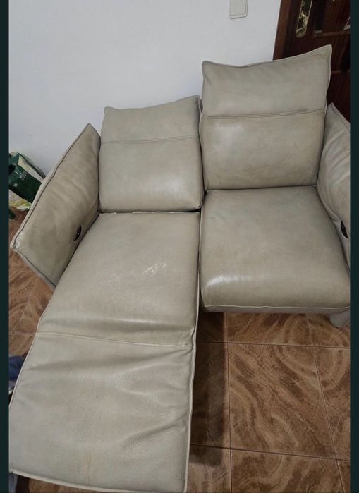 Sofá reclinaval eletrico