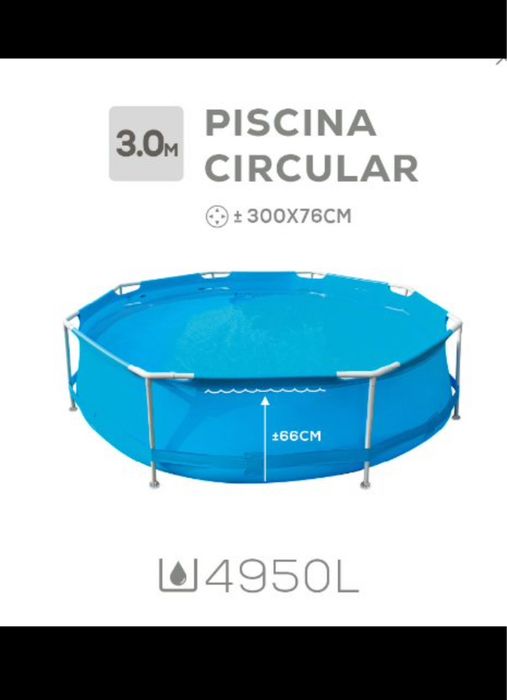Piscina KAZA 76X300 CM