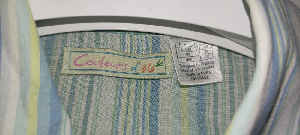 Camisa riscas Couleurs D'été Tam 44