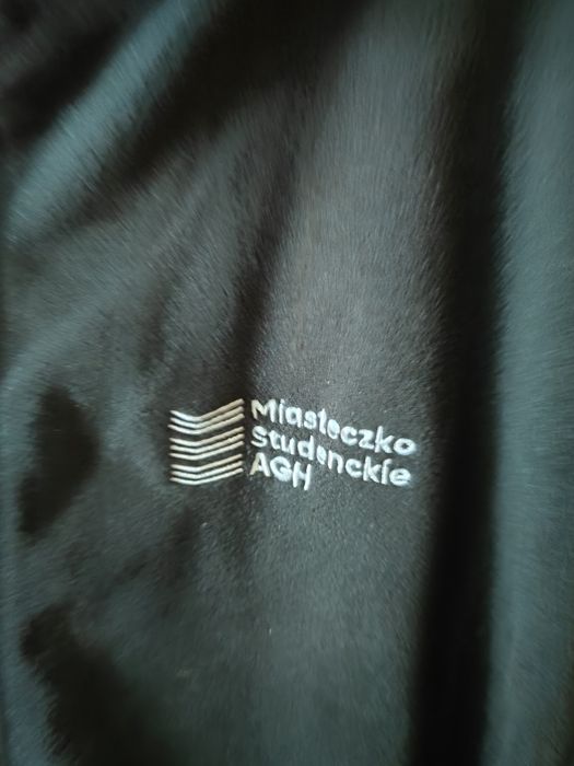 NOWY polar Miasteczko Studenckie AGH czarny bluza męska XXL *