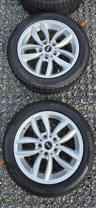 Felgi aluminiowe MINI + opony zimowe PIRELLI      PILNE