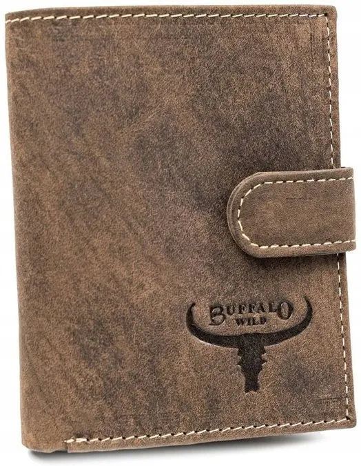 portfel męski brązowy buffalo wild