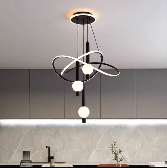 Знижка!! Люстра світильник лед 120 см. три кольори світла