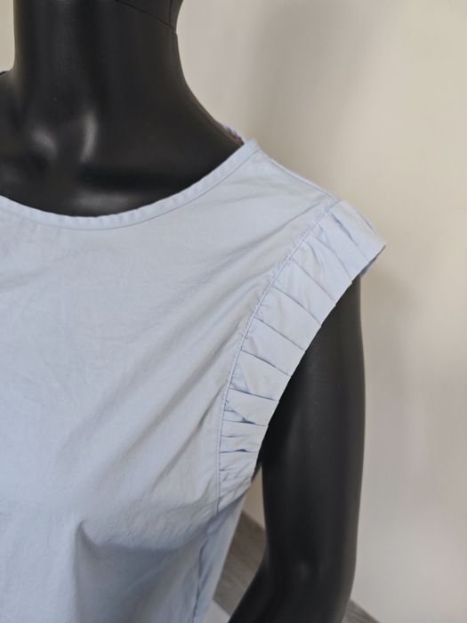 Buzka top hugo Boss Orange błękitna jasnoniebieska bawełna