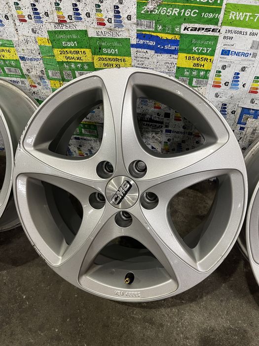Литі диски cms r15 5/100 6j et38 skoda fabia tour vw golf4 bora polo