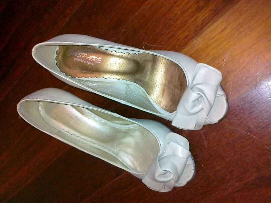 Buty szpilki skórzane r. 37